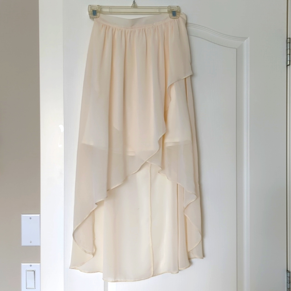 Elegant Cream Women's Skirt